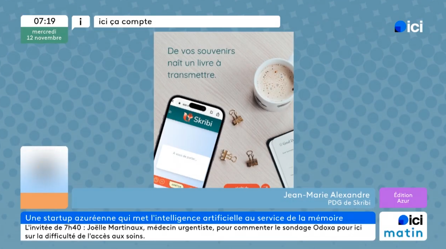 Reportage Ici Matin : De vos souvenirs naît un livre à transmettre