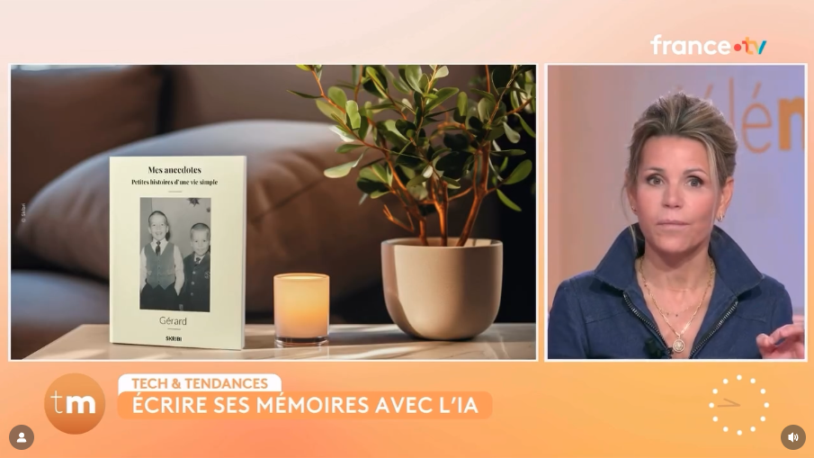 Reportage Télé Matin : L'intelligence artificielle au service des souvenirs